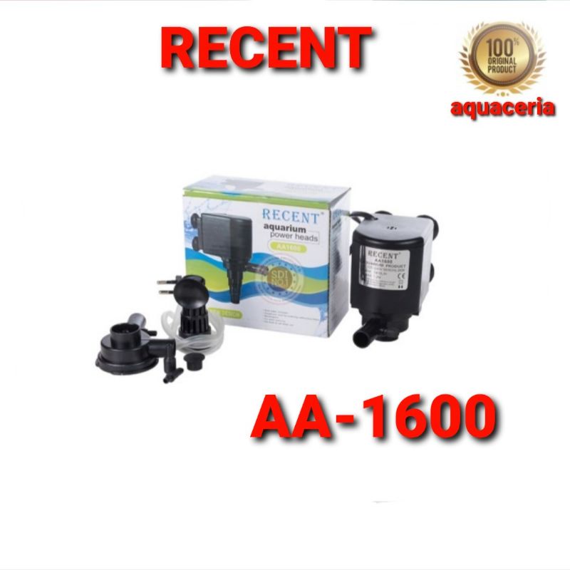 recent 1600  pompa aquarium power head pompa celup aquarium