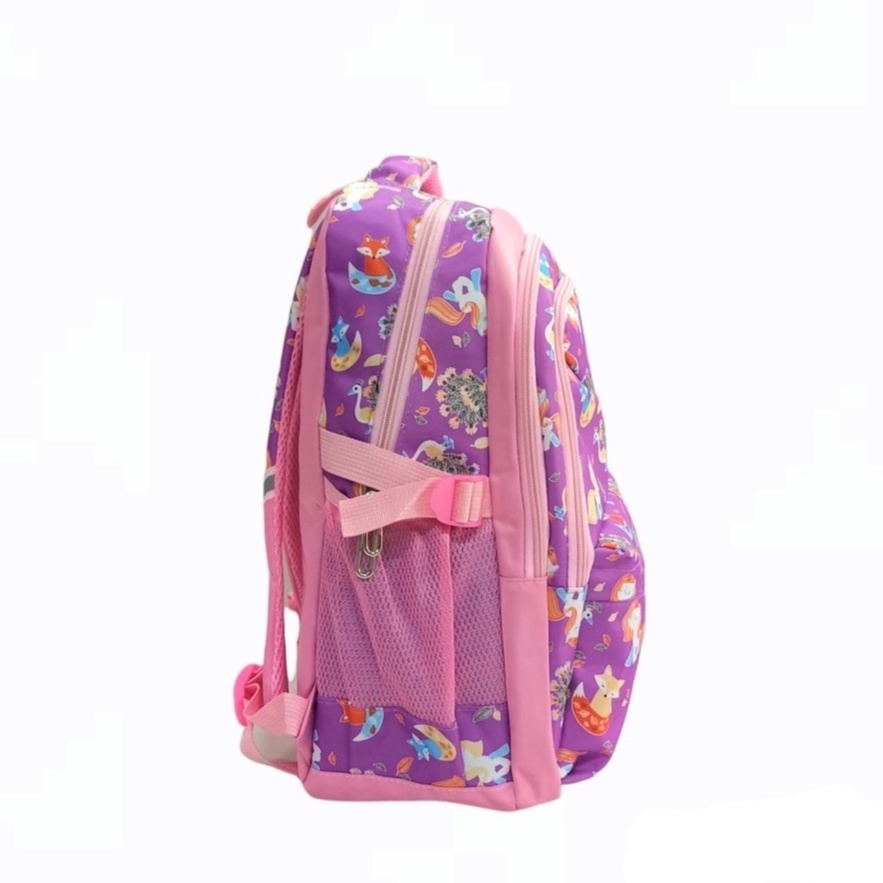 Tas Sekolah Anak Perempuan SD Ransel Unicorn Powa HL 188-3 Import + Free Aksesoris - Skoola