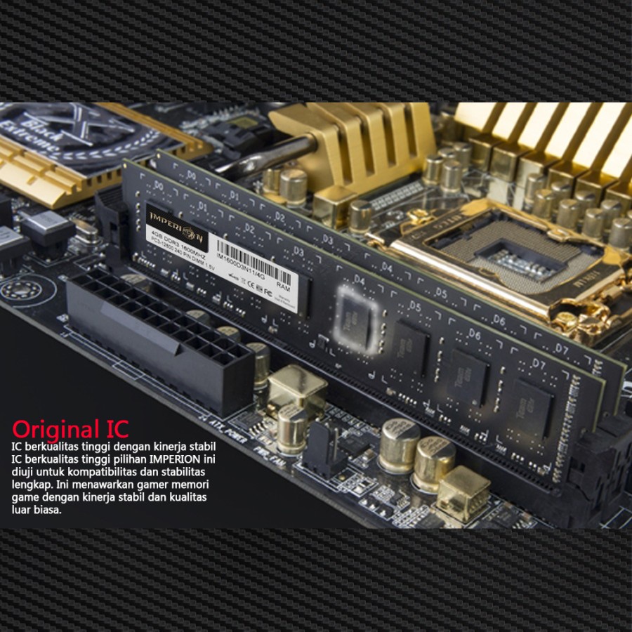 RAM IMPERION DDR3 8GB DDR 3 8 GB1600 MHz PC12800 RAM FOR LAPTOP/NOTEBOOK  SODIMM GARANSI RESMI LIFE TIME