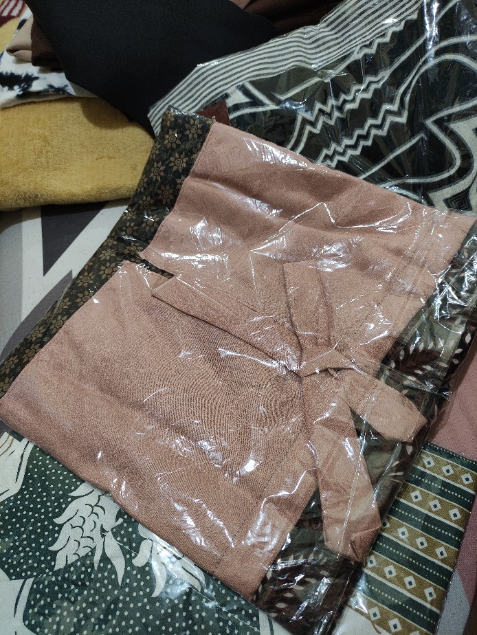 Batik Tunik Wanita Asj Sa Hrb026 Kenongo Kemeja Tosca Pendek