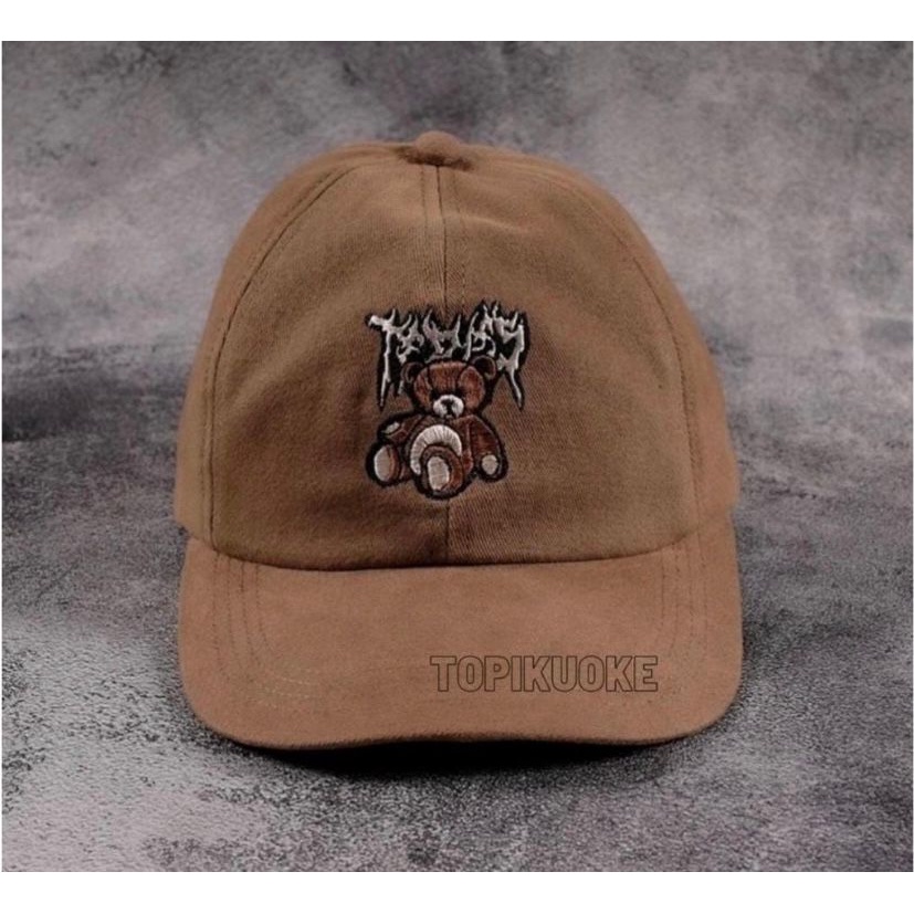 terbaru topi distro pria original terbaru import model cap bordir beruang original