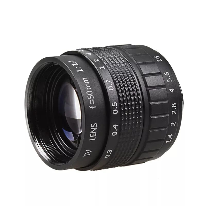 Lensa Mirrorless 50mm f1.4 Bokeh Fujian for Sony Fujifilm Nikon Olympus Lumix Canon APSC