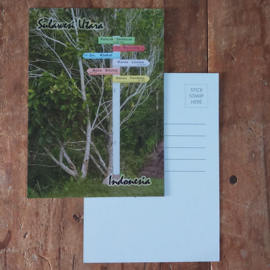 

KARTU POS POSTCARD PAPAN PETUNJUK PUNCAK TEMBOAN