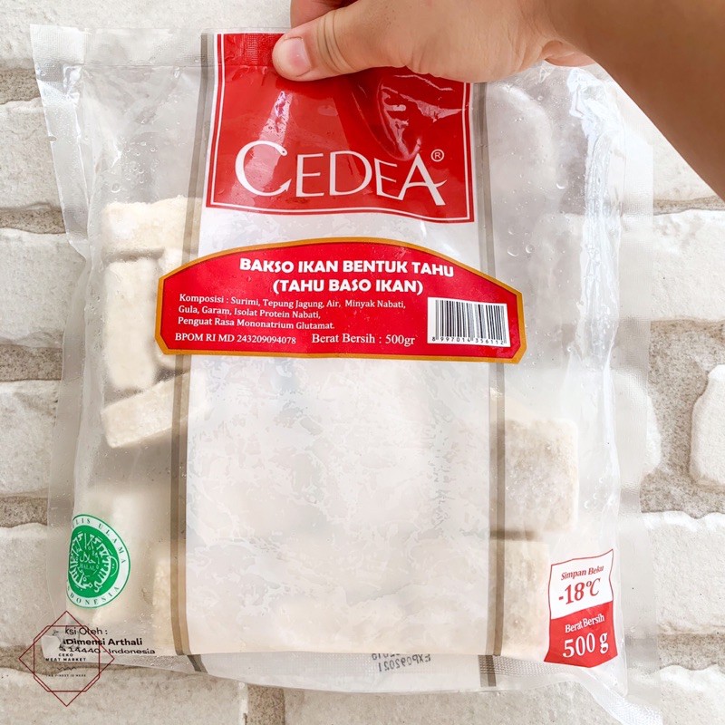 CEDEA Tahu Baso Bakso Ikan 500gr Cidea Frozen Food