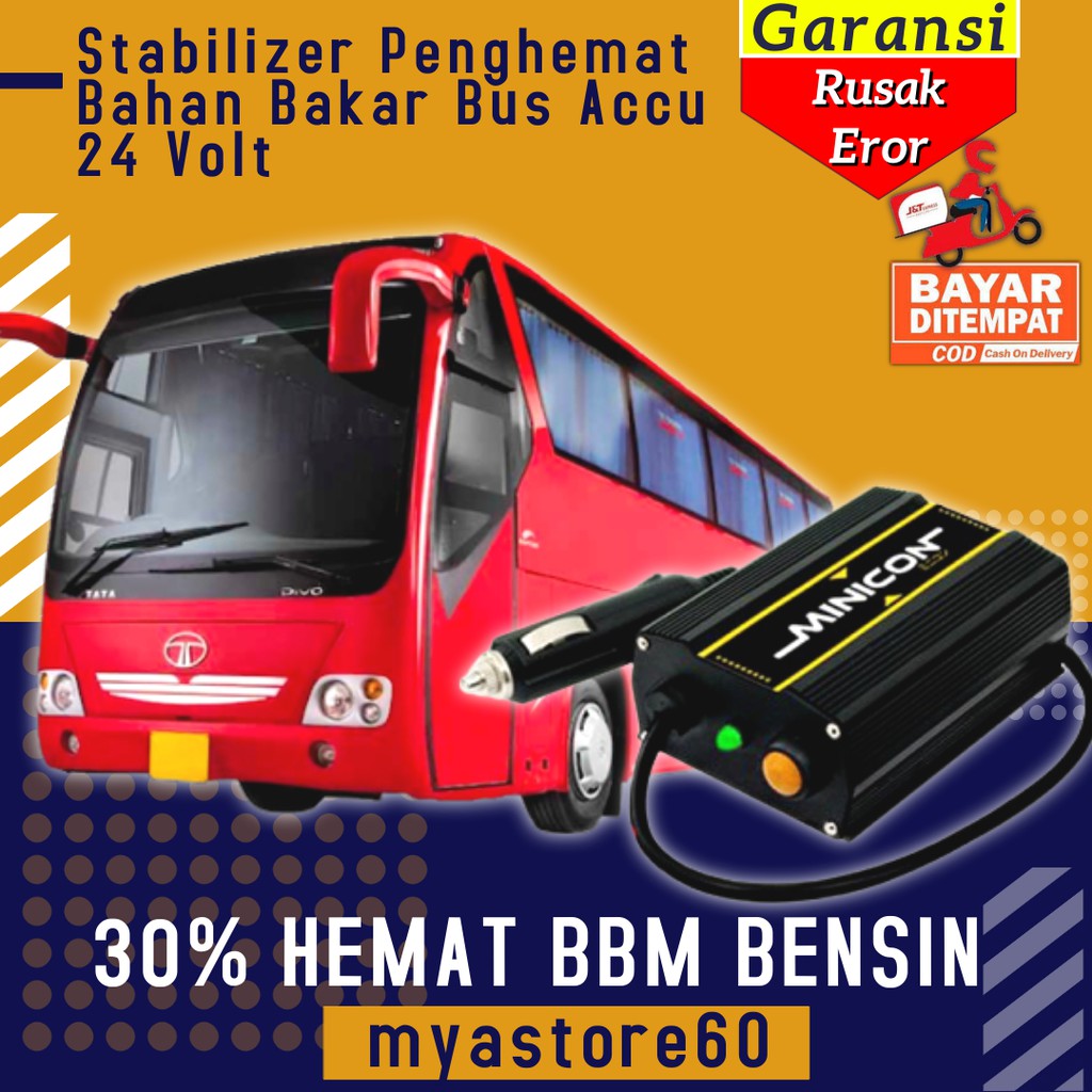 Stabilizer Penghemat Bahan Bakar BBM Bensin Bus dan Truck Accu 24 Volt