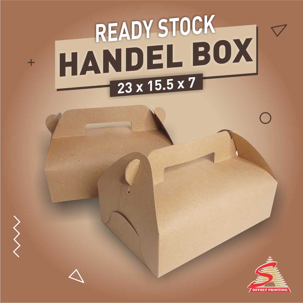 

Handle/Gable Box/Box Jinjing/Dus Jinjing Kraft 23 x 15.5 x 7