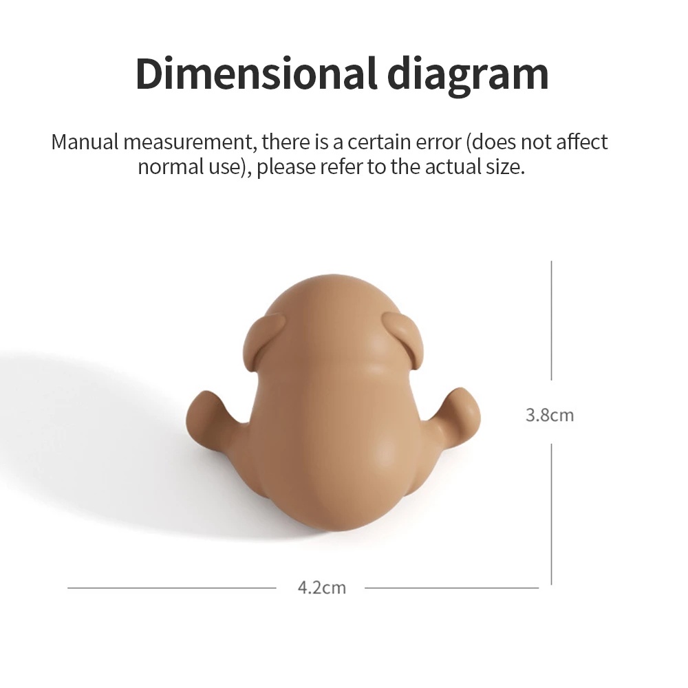 1pc Pelindung Sudut Meja Bentuk Hewan Anjing Bahan Silikon Untuk Keamanan Bayi