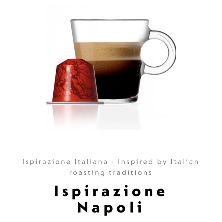 

Nespresso Ispirazione Napoli Kopi Kapsul Coffee Capsules Intensitas Level 13