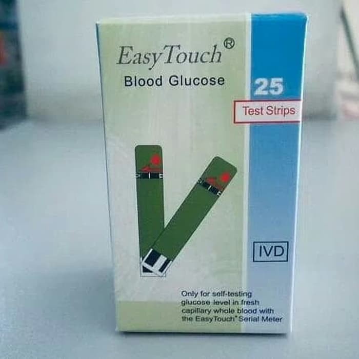 Strip Refil Alat Cek Tes Gula Darah Isi ulang Stik Easy Touch GCU Terlaris ORI