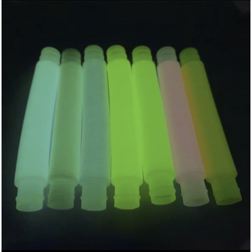 Pop Tube Glow In The Dark Tubes Tabung Fidget Toys Mainan Anak ADHD It