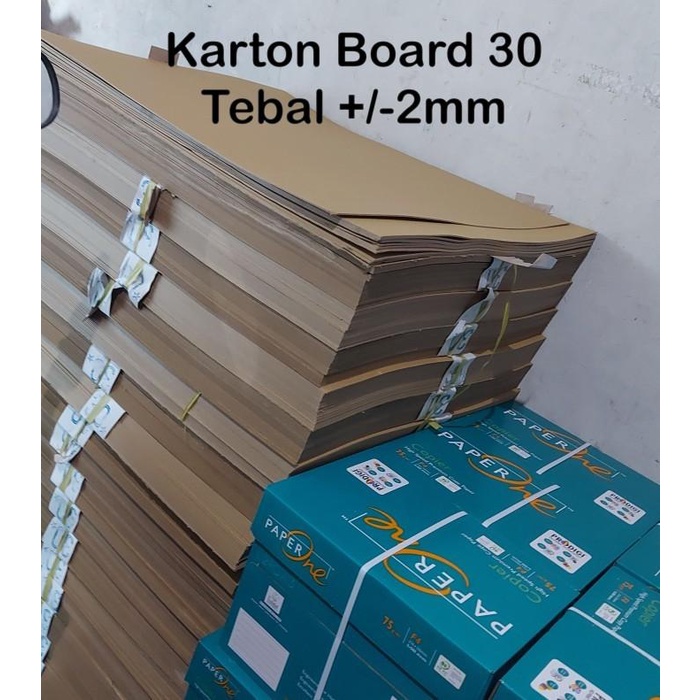 

1 Pak Karton Yellow Board No 30 Ukuran Plano (65X75Cm) - Tebal +/- 2Mm