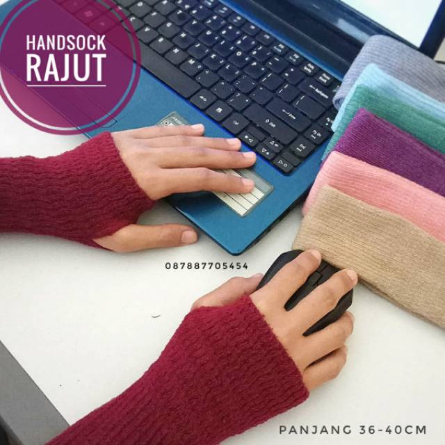 HANDSOCK JEMPOL RAJUT ISI 10PCS