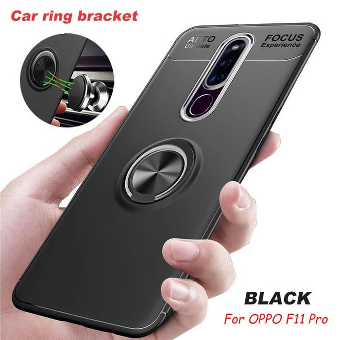 Oppo F11 fingerprint iRing Invisible TPU Soft Case