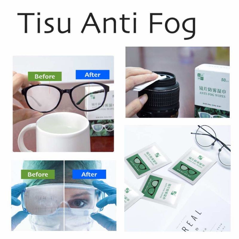 2Pcs Tisu Anti Embun Lensa Kacamata &amp; Kamera - Fog Wipes Glasses /tisu anti fog