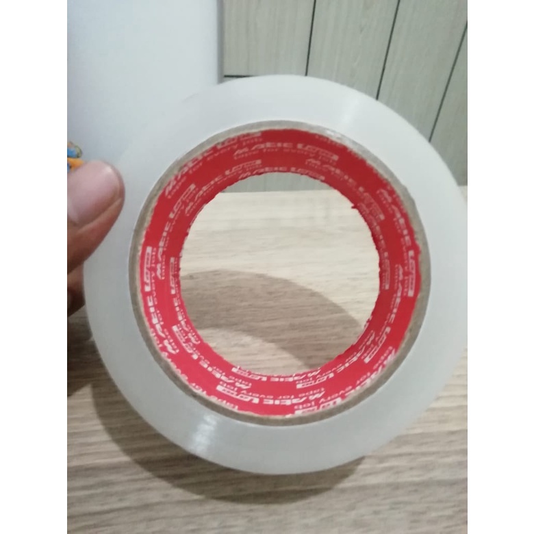 solasi lakban bening tebal murah 45mmx90yard matic tape