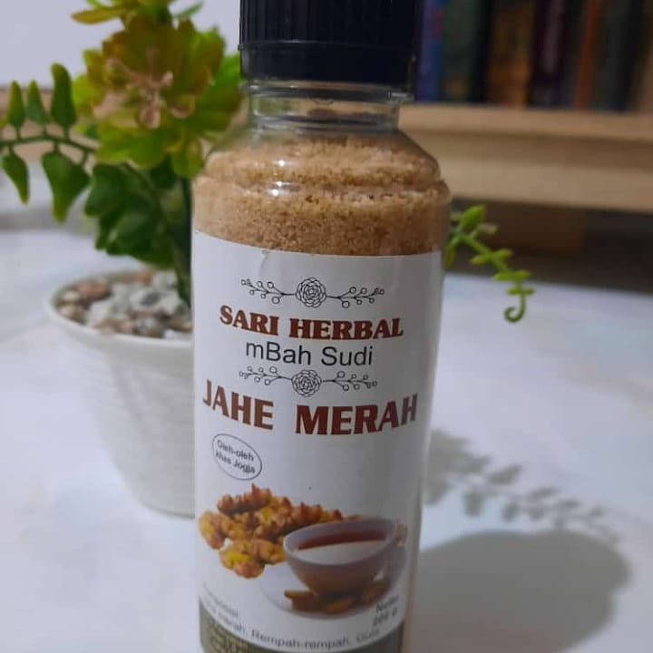 

Sari Herbal Jahe Merah Bubuk Minuman Serbuk Herbal Jahe Merah Instan 200 Gram Kemasan Praktis