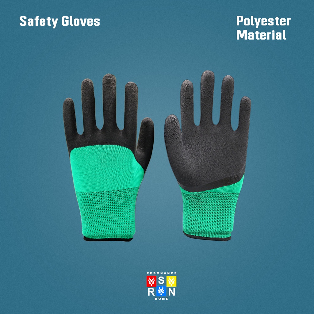 Sarung Tangan Karet Palm Fit Tebal Hijau / Palm Fit Safety Gloves Resonance Home