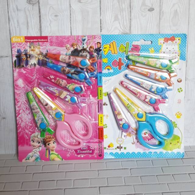 

GUNTING SET ORIGAMI 6 IN 1 BAHAN PLASTIK AMAN UNTUK ANAK