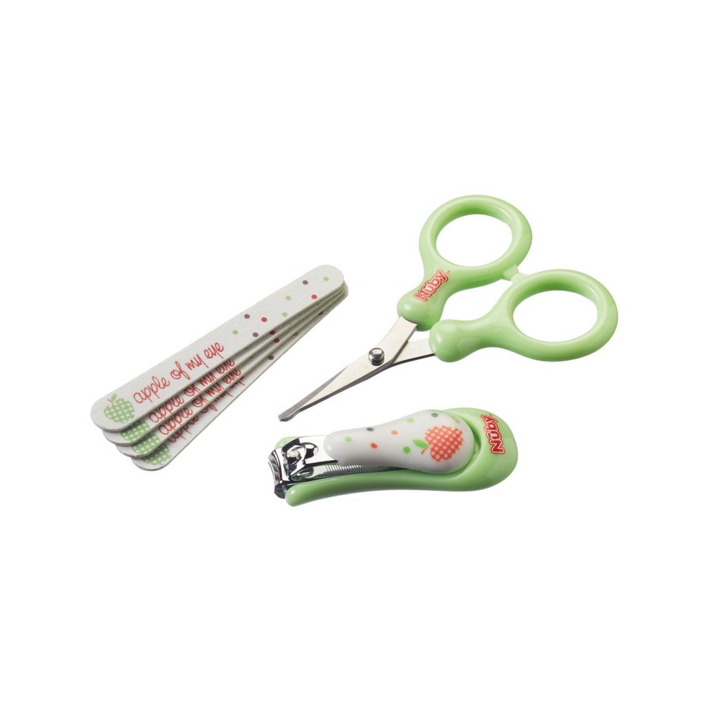 Nuby Nail Care Set / Set Gunting Kuku Bayi Newborn 0m+ (Tersedia varian warna)