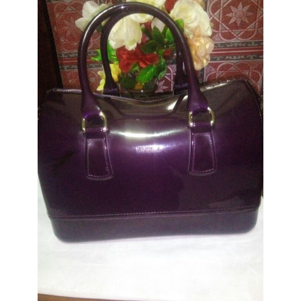 preloved furla jelly candy