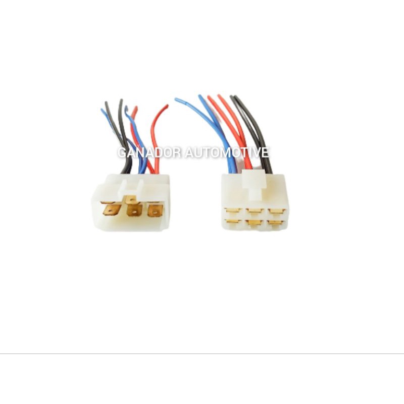 Socket Soket 6 Pin + Kabel