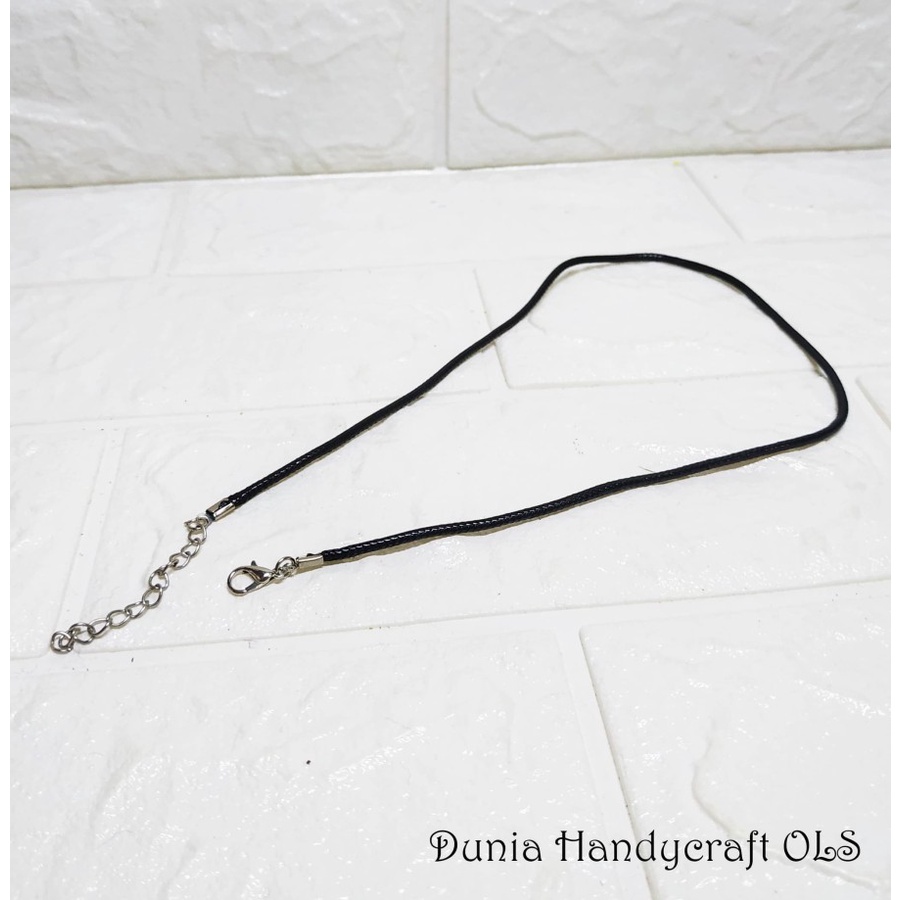 Tali Kalung Kulit Cantolan Kalung Bahan Kerajinan Tangan DIY