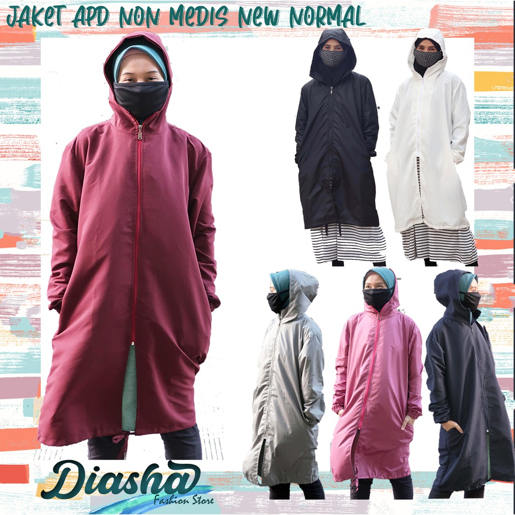 Jaket APD Non Medis  / Jaket APD Waterproof FREE MASKER