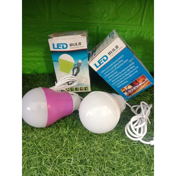 LAMPU LED MQ BULB USB 12W BERGARANSI