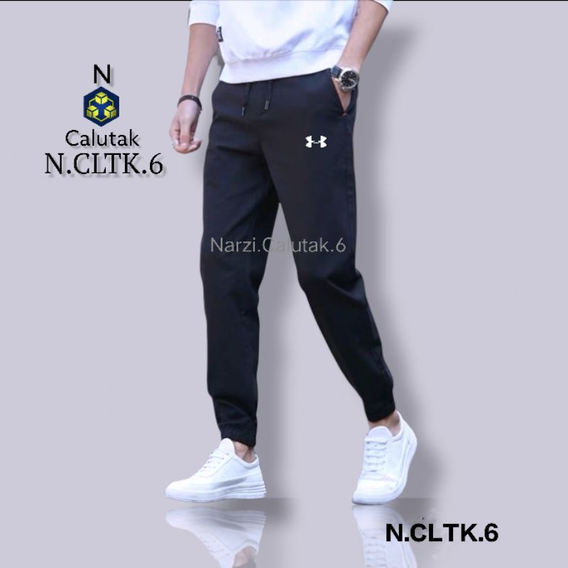 Celana Panjang Pria Musim Semi Kasual Olahraga Trening style korea