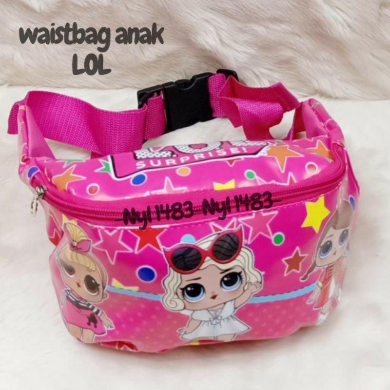 WAISTBAG ANAK LAKI LAKI MOTIF KARTUN AVENGGER TERMURAH