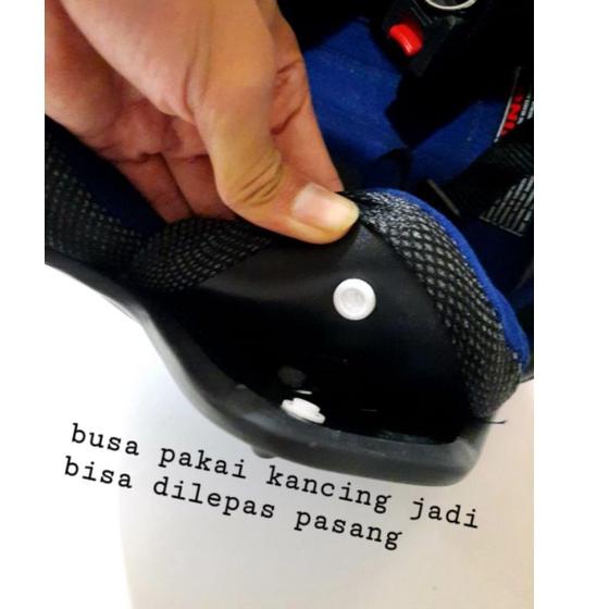 Tidak Diragukan.. helm ink centro hitam metalik grade ori