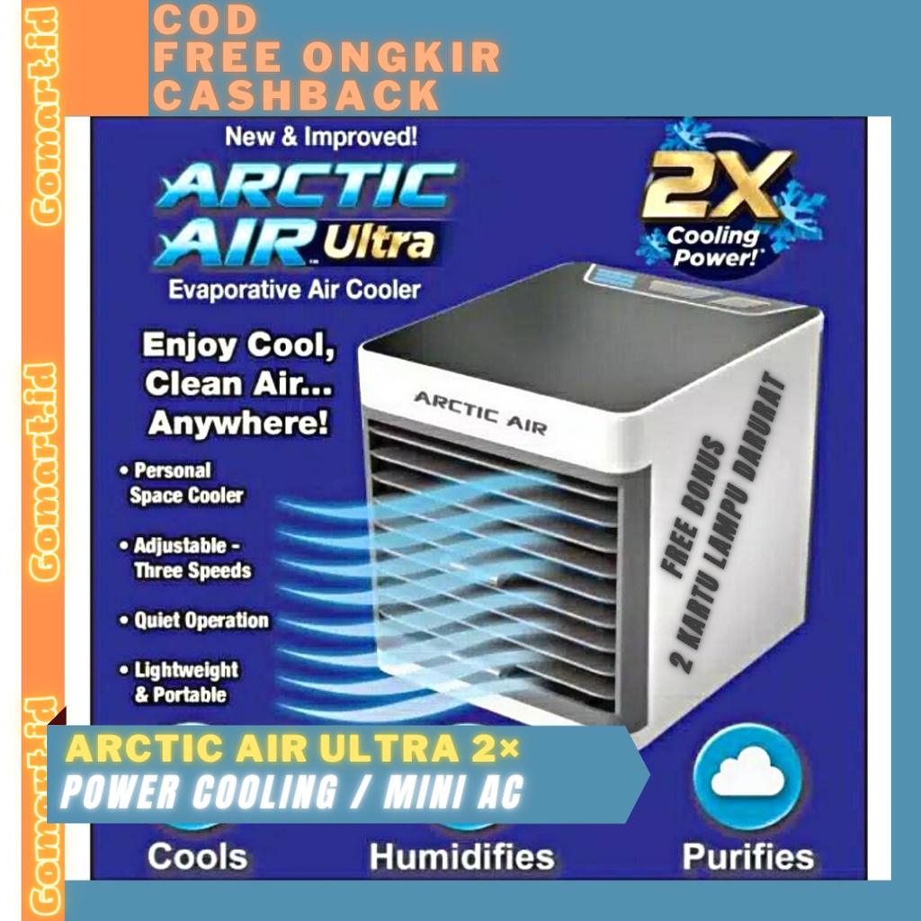 Arctic Air Ultra 2X Power Cooling / Mini AC / Kipas AC / AC Portable / Penyejuk Ruangan Original