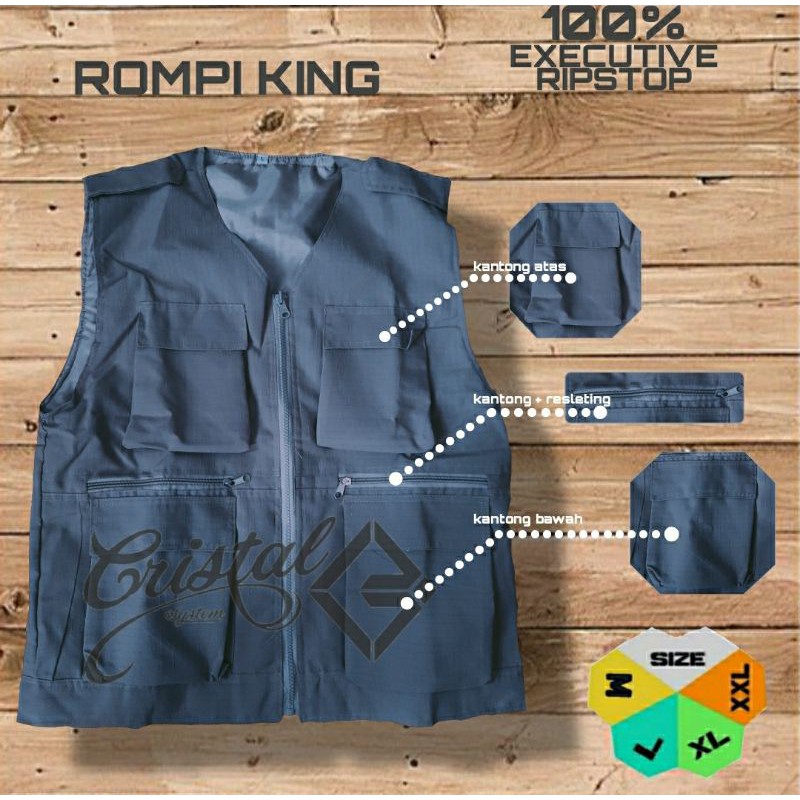 rompi tactical/rompi 511/  king/rompi wartawan/rompi lapangan