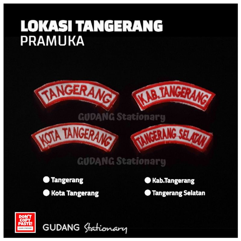 Emblem Banten + Lokasi Pramuka TANGERANG