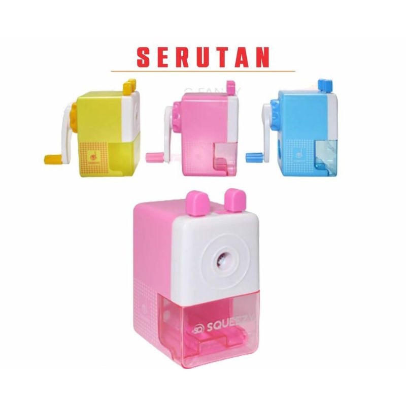 

Serutan Pensil Meja Putar / Rautan Meja / Serutan Pensil / Rautan Putar / Rawutan