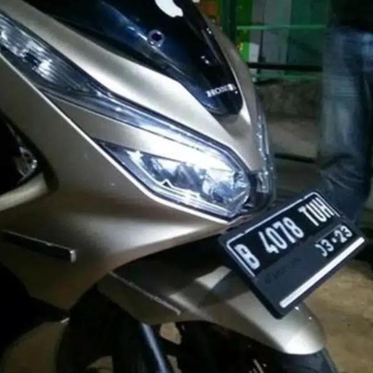 Breket Plat Nomor Atau Pangkon Plat Nomor Pcx Model Kumis Besi Bulat