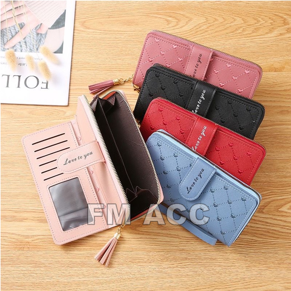 Dompet Wanita Lipat Panjang Dompet Wanita Korea Style Import Real Pict Harga Grosir