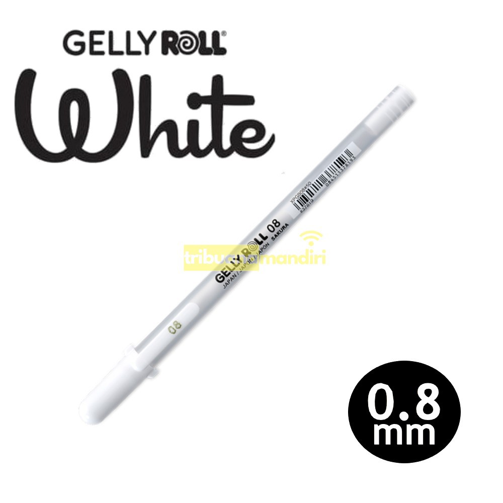 

Sakura Gelly Roll Ink Pen White 0.8 (Gel Ink Pen)