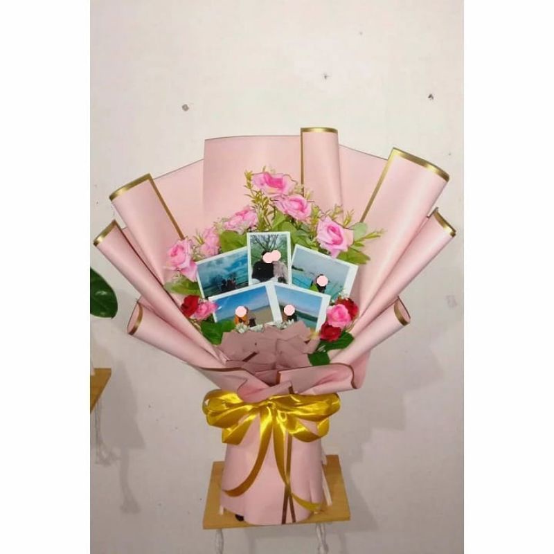 

buket foto bunga mix | lucu banget!!