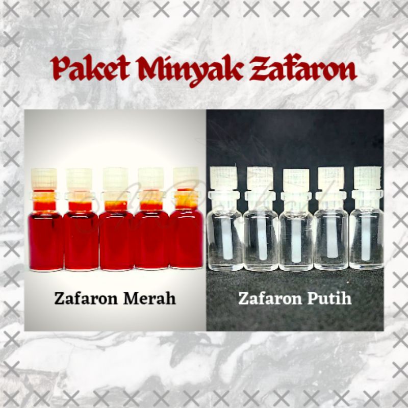 Minyak Zafaron Merah | Minyak Zafaron Putih Asli Original