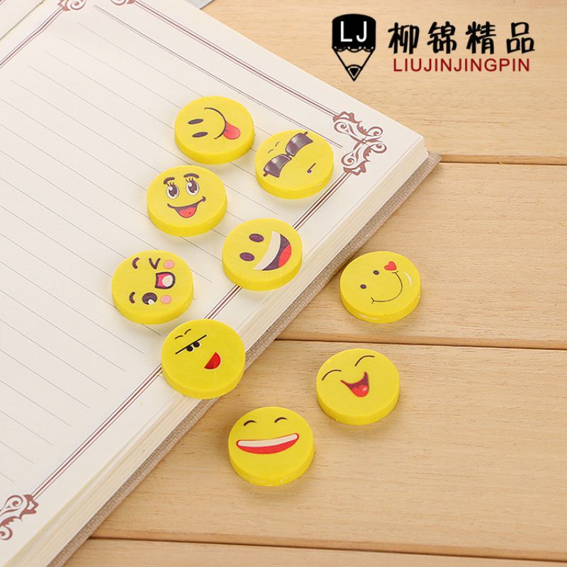 

Penghapus Emoticon / Erase Bulat Karakter Emoticon Lucu / Import / ATK / Murah / Best Seller!!