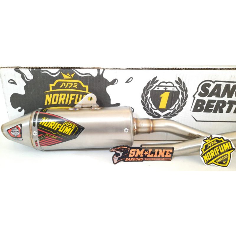 knalpot Norifumi Monster Klx Dtracker 150 original
