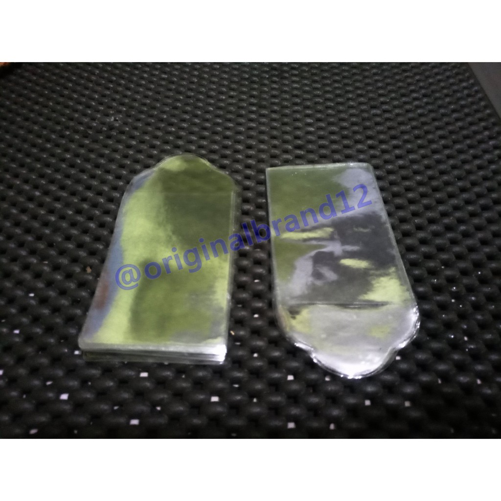 

100 Pcs Plastik Kartu KTP / E toll / Kartu Atm dengan lidah penutup