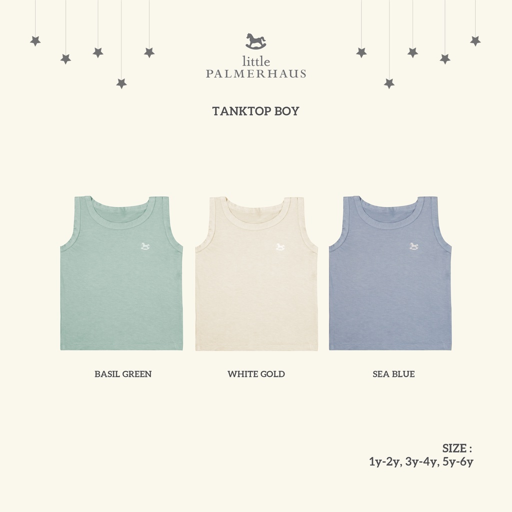 Little Palmerhaus Tanktop Boy &amp; Girl - Kaos Singlet / Dalaman Anak / Sleeveless