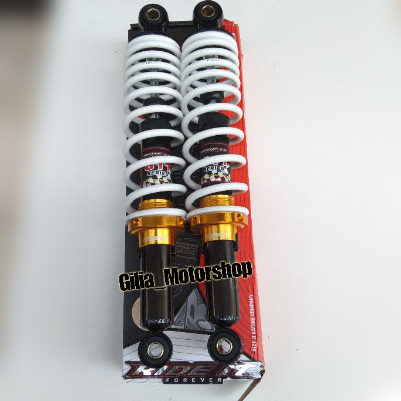 SHOCK BELAKANG BEBEK RIDE IT BLADE RI 811 ORIGINAL UK.280MM-340MM SKOK BELAKANG JUPITER VEGA SUPRA