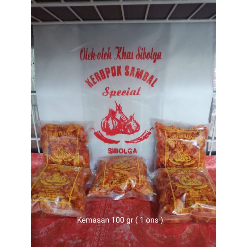 

Keripik Sambal Sibolga 100 Gram Cap bawang