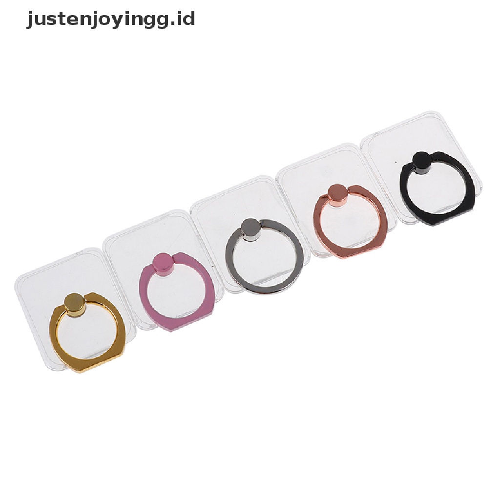 / / Justenjoyingg.id / Universal Transparan 360 Derajat° Ring Stand Holder Hp Bentuk Kepala Kucing