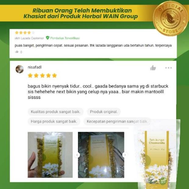 

Cod Aktif Teh Herbal Bunga Chamomile Relaksasi Kaya Antioksidan Atasi Imsomnia Terbaik Kode 930