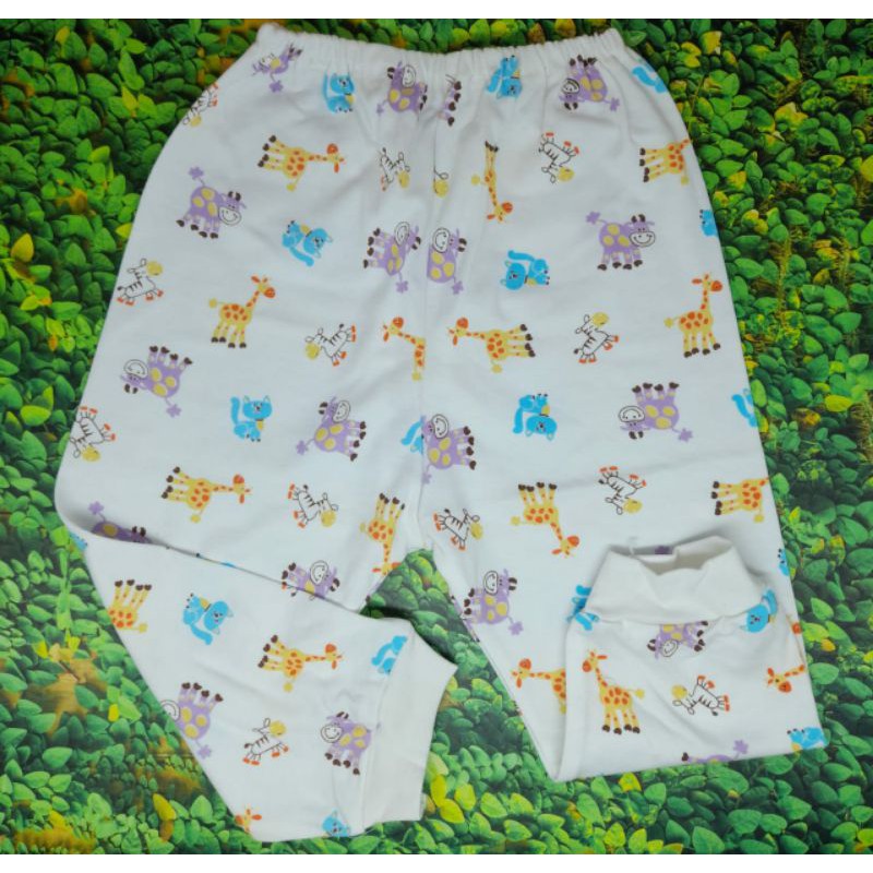 Celana Panjang Bayi Motif/Putih Polos no.20-24