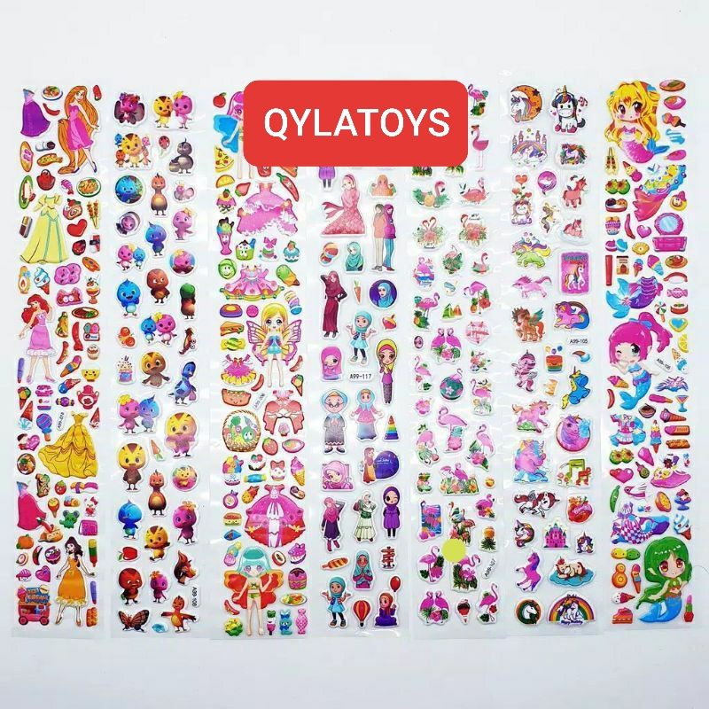 

Mainan anak stiker panjang 35cm isi 20 pcs